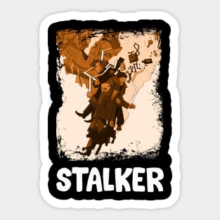 Cloaked in Mystery STALKERs Movie's Cinematic Allure Weaved into Your Daily Style Sticker